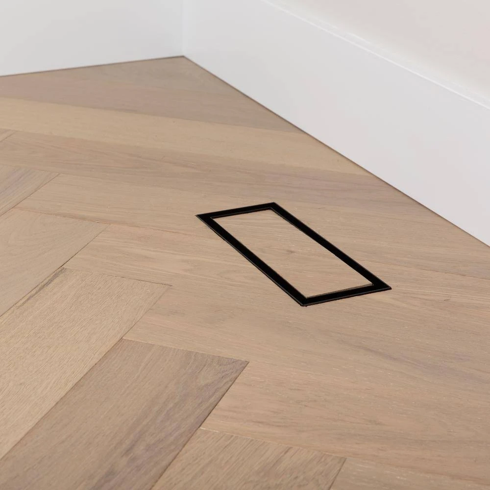 Flush Floor Vent (Lite) 3 In. X 10 In. Black 6 Flush Floor Vent (Lite) 3 In. X 10 In. Black - Image 6