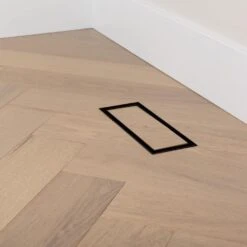 Flush Floor Vent (Lite) 4 In. X 10 In. Black 12 Flush Floor Vent (Lite) 4 In. X 10 In. Black -Fire Place Store blacks fittes registers grilles fmlit4x10blk 1f 1000