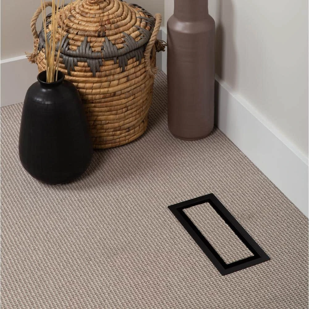 Framed Floor Vent (Lite) 2 In. X 12 In. Black 5 Framed Floor Vent (Lite) 2 In. X 12 In. Black - Image 5