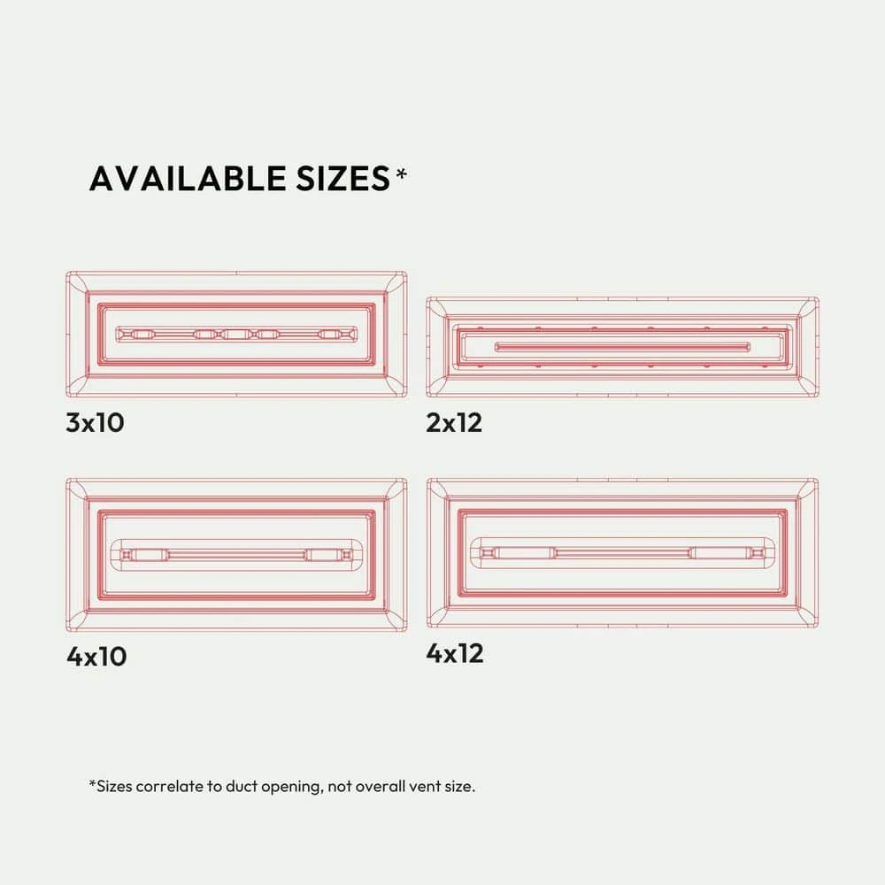 Framed Floor Vent (Lite) 2 In. X 12 In. Black 2 Framed Floor Vent (Lite) 2 In. X 12 In. Black - Image 2