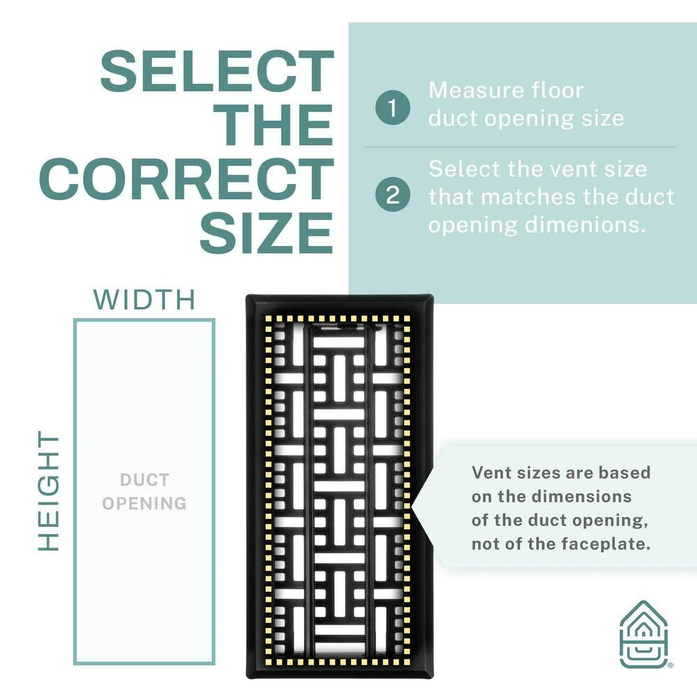 Basketweave 4 X 12 In. Decorative Floor Register Vent With Mesh Cover Trap, Matte Black 3 Basketweave 4 X 12 In. Decorative Floor Register Vent With Mesh Cover Trap, Matte Black - Image 3