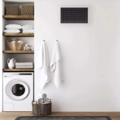 Square Series 6 In. X 12 In. Aluminum Grille, Black With Mounting Holes 12 Square Series 6 In. X 12 In. Aluminum Grille, Black With Mounting Holes -Fire Place Store blacks reggio registers registers grilles g814 abh c3 1000