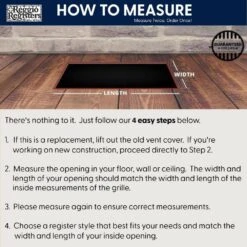 Low Profile 10 In. X 4 In. Steel Floor Register In Black Woven Pattern (3-Pack) -Fire Place Store blacks reggio registers registers grilles kit3 wv612sbnh 4f 1000