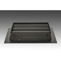 Victorian 10 In. X 6 In. Black Powder Coat Steel Wall Ceiling Vent With Opposed Blade Damper -Fire Place Store blacks steelcrest registers grilles tvi10x6sbkh 4f 1000