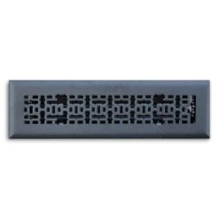 2 In. X 10 In. Modern Contempo Floor Diffuser, Matte Black