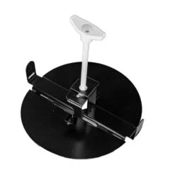 6 In. Round Butterfly Damper For T-Bar, Drop Ceiling, Lay In Diffusers With 6 In. Collar