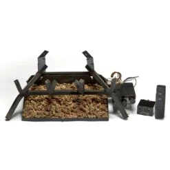 18 In. Rustic Oak Vented Natural Gas Fireplace Log Set With Remote Control Kit, 45,000 BTU 12 18 In. Rustic Oak Vented Natural Gas Fireplace Log Set With Remote Control Kit, 45,000 BTU -Fire Place Store bluegrass living vented gas fireplace logs 171238 76 1000