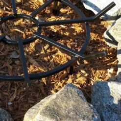 24.25 In. Round Fire Pit Grate -Fire Place Store bonfire gear fireplace grates 53173 76 1000