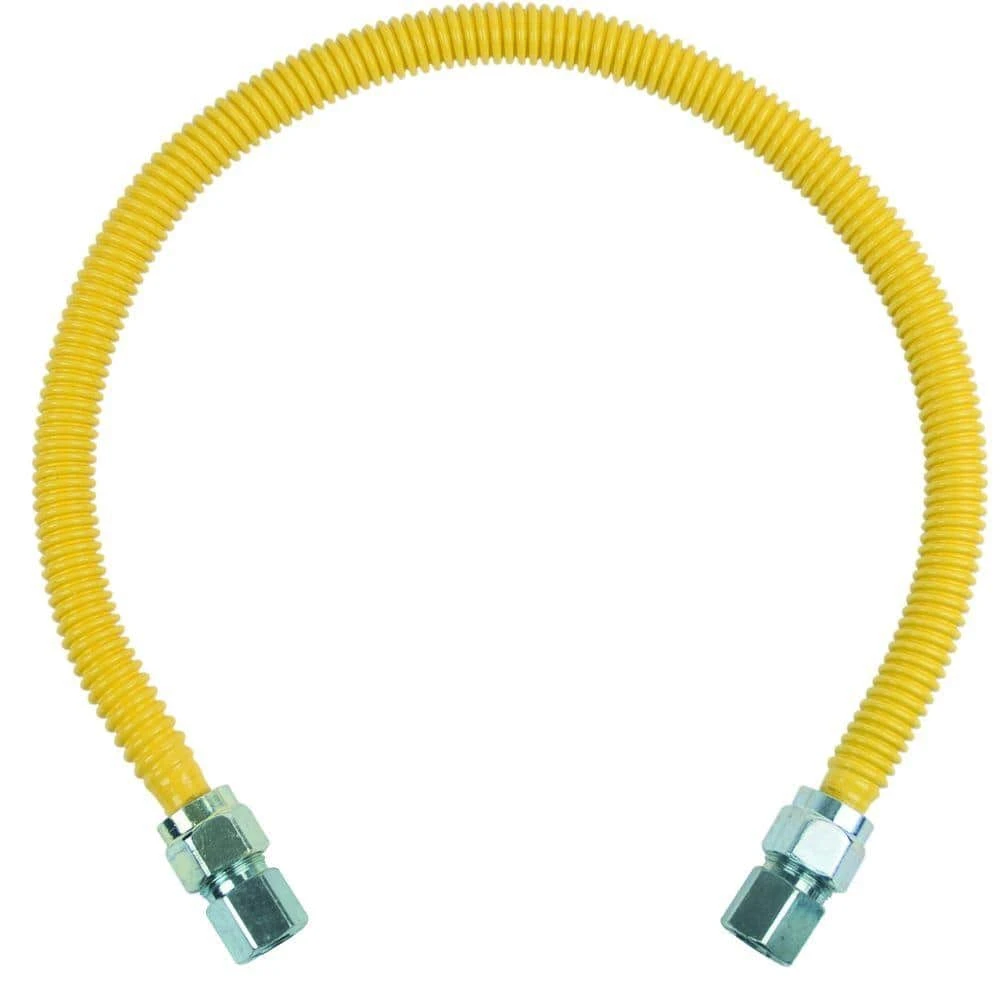 ProCoat 1/2 In. FIP X 1/2 In. FIP X 30 In. Stainless Steel Gas Connector 5/8 In. O.D. (136,000 BTU) 1 ProCoat 1/2 In. FIP X 1/2 In. FIP X 30 In. Stainless Steel Gas Connector 5/8 In. O.D. (136,000 BTU)