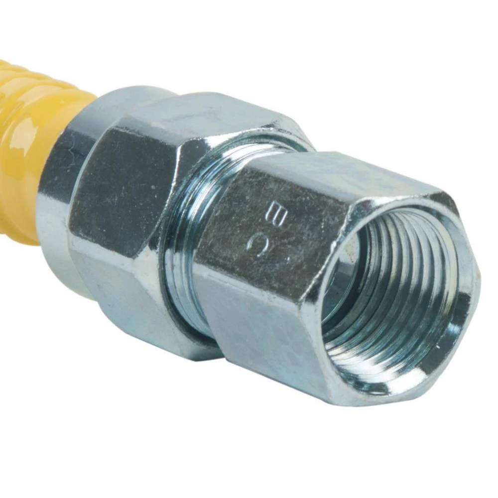 ProCoat 1/2 In. FIP X 1/2 In. FIP X 30 In. Stainless Steel Gas Connector 5/8 In. O.D. (136,000 BTU) 2 ProCoat 1/2 In. FIP X 1/2 In. FIP X 30 In. Stainless Steel Gas Connector 5/8 In. O.D. (136,000 BTU) - Image 2