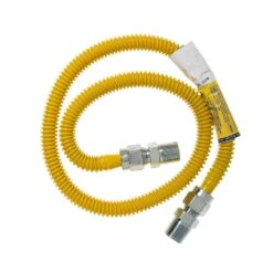 ProCoat 1/2 In. MIP X 1/2 In. MIP X 36 In. Stainless Steel Gas Connector 1/2 In. O.D. (71,100 BTU) -Fire Place Store brasscraft gas fittings connectors cssd44 36 p 4f 1000