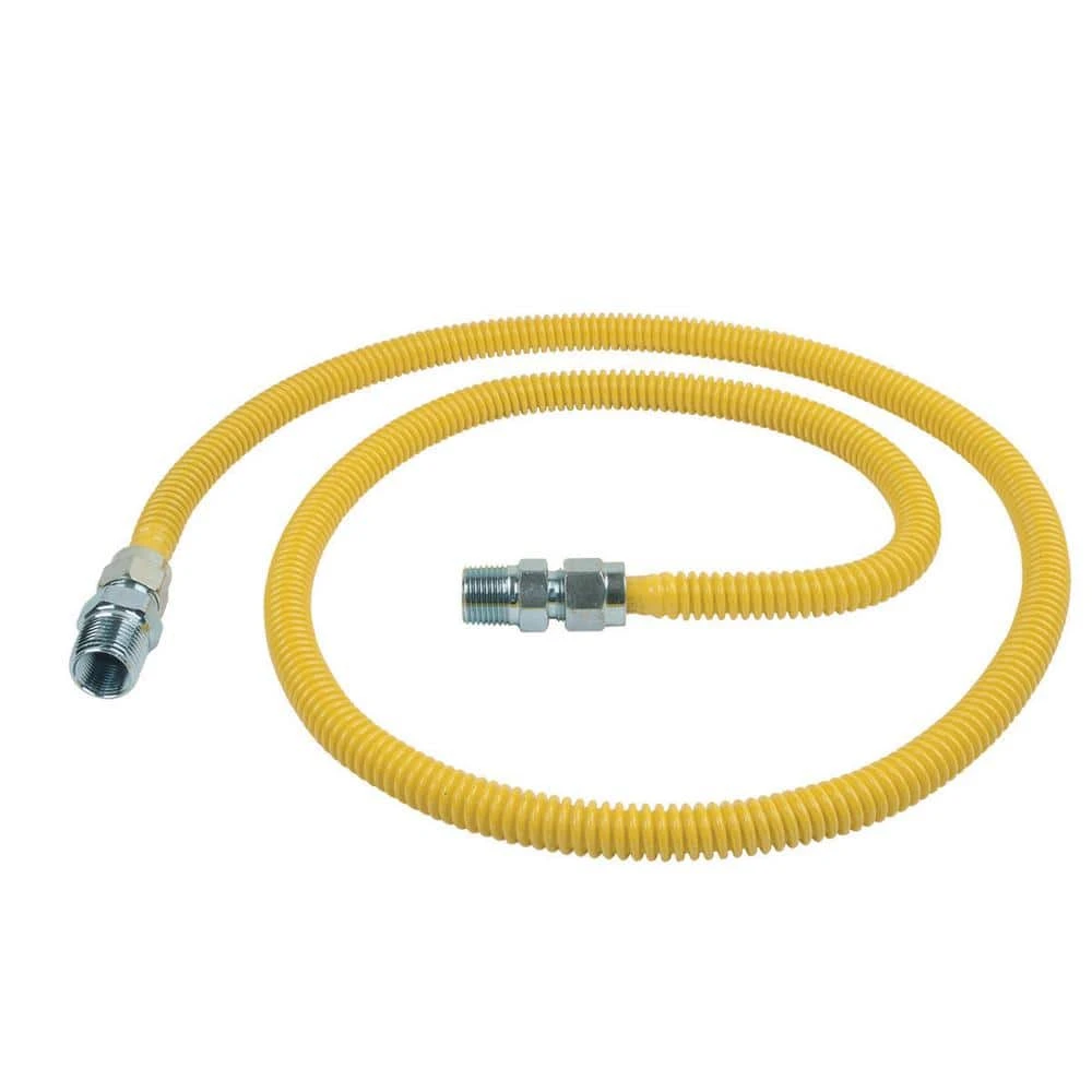 ProCoat 1/2 In. MIP X 1/2 In. MIP X 1/2 In. O.D. Stainless Steel Gas Connector 4 ProCoat 1/2 In. MIP X 1/2 In. MIP X 1/2 In. O.D. Stainless Steel Gas Connector - Image 4