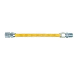 ProCoat 1/2 In. FIP X 1/2 In. MIP X 18 In. Stainless Steel Gas Connector 1/2 In. O.D. (93,100 BTU)