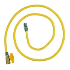 ProCoat 1/2 In. MIP X 1/2 In. FIP Gas Ball Valve X 72 In. Stainless Steel Gas Connector 3/8 In. O.D. (23,100 BTU)