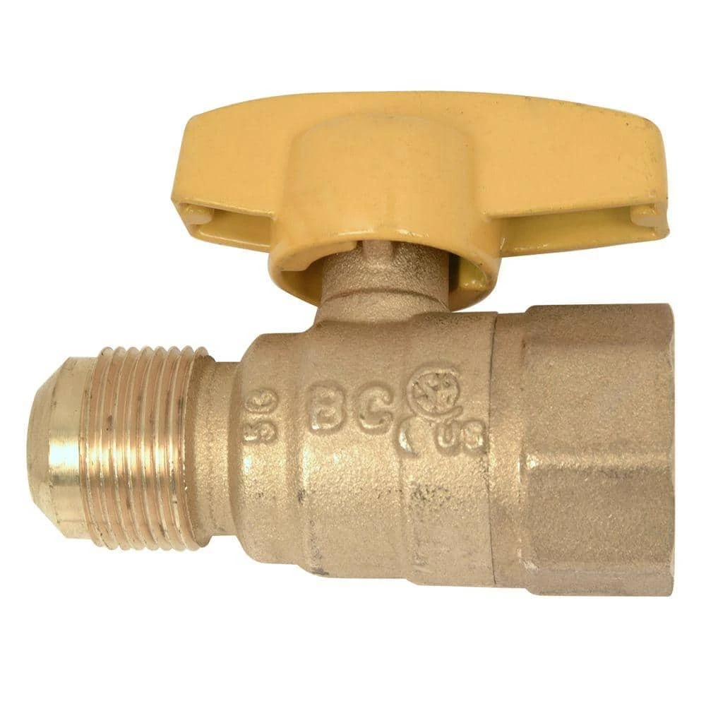 5/8 In. OD Flare (15/16-16 Thread) X 3/4 In. FIP Gas Ball Valve 1 5/8 In. OD Flare (15/16-16 Thread) X 3/4 In. FIP Gas Ball Valve