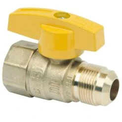 5/8 In. OD Flare (15/16-16 Thread) X 3/4 In. FIP Gas Ball Valve 7 5/8 In. OD Flare (15/16-16 Thread) X 3/4 In. FIP Gas Ball Valve -Fire Place Store brasscraft gas fittings connectors pssc 60 c3 1000