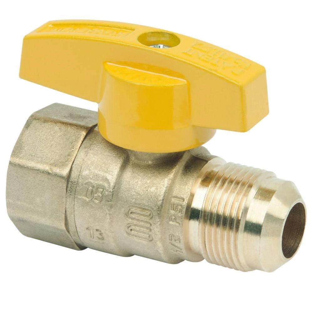 5/8 In. OD Flare (15/16-16 Thread) X 3/4 In. FIP Gas Ball Valve 4 5/8 In. OD Flare (15/16-16 Thread) X 3/4 In. FIP Gas Ball Valve - Image 4