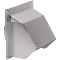 6 In. Round Duct Aluminum Wall Cap