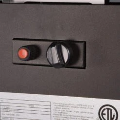 18.5 In. X 33.5 In. X 22.5 In. 50,000 BTU Square Stainless Steel Propane Fire Pit Patio Heater With Weather Cover -Fire Place Store bronze xtremepowerus gas fire pits 96800 h fa 1000