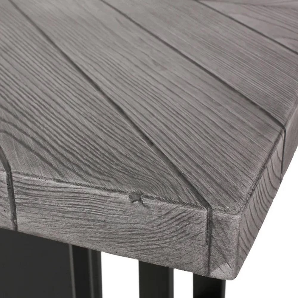 35 In. W X 30 In. H Iron Rectangle Propane Burning Outdoor Fire Pit In Brown 4 35 In. W X 30 In. H Iron Rectangle Propane Burning Outdoor Fire Pit In Brown - Image 4