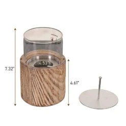 4.53 In. X 7.32 In. TerraFab Material Ethanol Round Brown Tabletop Fire Pit 9 4.53 In. X 7.32 In. TerraFab Material Ethanol Round Brown Tabletop Fire Pit -Fire Place Store brown gas fire pits thd e02gs028 44 1000