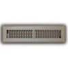 2 In. X 12 In. 2-Way Steel Floor Register In Brown