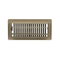 4 In. X 10 In. 2-Way Steel Floor Register In Brown -Fire Place Store browns tans everbilt registers grilles e150mb04x10 fa 1000