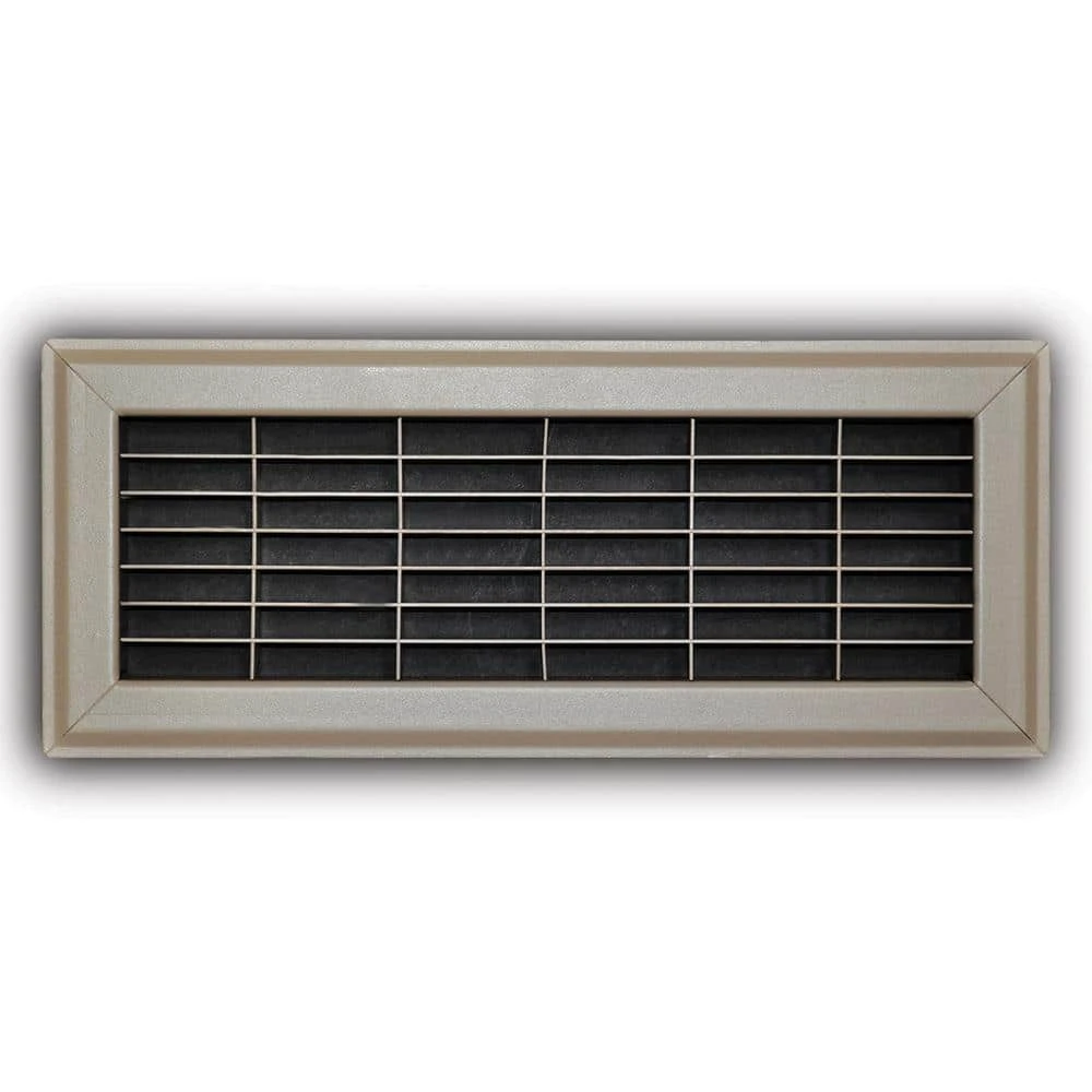4 In. X 12 In. Heavy Duty Steel Floor Return Air Grille In Brown 1 4 In. X 12 In. Heavy Duty Steel Floor Return Air Grille In Brown