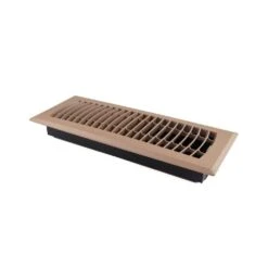 4 In. X 12 In. 1-Way Plastic Floor Register In Brown 6 4 In. X 12 In. 1-Way Plastic Floor Register In Brown -Fire Place Store browns tans everbilt registers grilles e160mbp04x12 4f 1000
