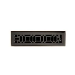 Oriental 2 In. X 12 In. Steel Floor Register In Oil Rubbed Bronze