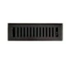 2 In. X 10 In. New York Modern Floor Register In Oil Rubbed Bronze