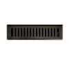 2 In. X 12 In. New York Modern Floor Register In Oil Rubbed Bronze