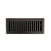 4 In. X 12 In. New York Modern Floor Register In Oil Rubbed Bronze