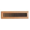 Faux Wood 2 In. X 12 In. Plastic Floor Register In Oak Grain