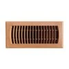 Faux Wood 4 In. X 8 In. Plastic Floor Register In Oak Grain