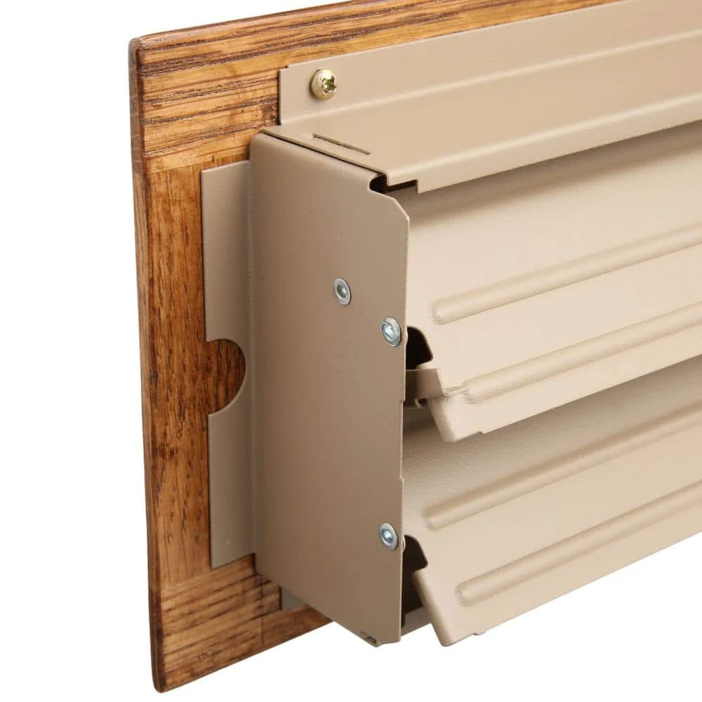 Oak Wood 4 In. X 12 In. 2-Way Wooden Floor Register In Medium Finished 4 Oak Wood 4 In. X 12 In. 2-Way Wooden Floor Register In Medium Finished - Image 4