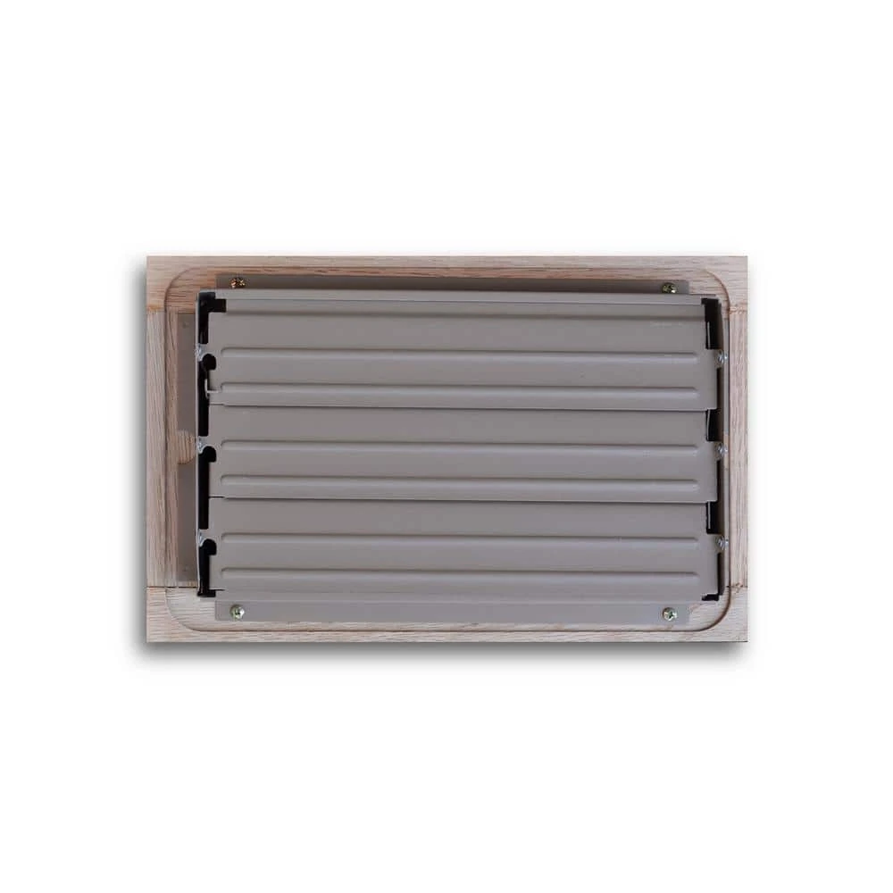 Oak Wood 6 In. X 10 In. 2-Way Wooden Floor Register In Unfinished 2 Oak Wood 6 In. X 10 In. 2-Way Wooden Floor Register In Unfinished - Image 2