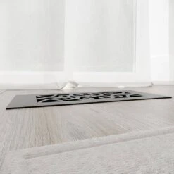 Low Profile 10 In. X 4 In. Steel Floor Register In Oil Rubbed Bronze Curvilinear Pattern (1-Pack) 10 Low Profile 10 In. X 4 In. Steel Floor Register In Oil Rubbed Bronze Curvilinear Pattern (1-Pack) -Fire Place Store browns tans reggio registers registers grilles cl64 612 srbnh 76 1000