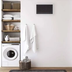 Square Series 6 In. X 12 In. Aluminum Grille, Oil Rubbed Bronze With Mounting Holes -Fire Place Store browns tans reggio registers registers grilles g814 arbh 1f 1000