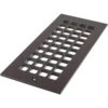 Square Series 6 In. X 12 In. Aluminum Grille, Oil Rubbed Bronze With Mounting Holes