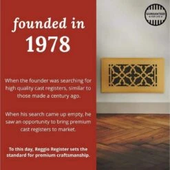 Royal Series 10 In. X 4 In. Oil Rubbed Bronze Steel Vent Cover Grille Without Mounting Holes -Fire Place Store browns tans reggio registers registers grilles ryl16 612 srbnh fa 1000