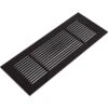 Royal Series 12 In. X 4 In. Oil Rubbed Bronze Steel Vent Cover Grille Without Mounting Holes