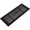 Royal Series 12 In. X 6 In. Oil Rubbed Bronze Steel Vent Cover Grille With Mounting Holes