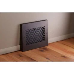 Tuscan 15 In. X 12 In. Steel Gravity Baseboard Floor Register, Oil Rubbed Bronze/Powder Coat With Air Control Damper -Fire Place Store browns tans steelcrest registers grilles btu15gbbsorb 1f 1000