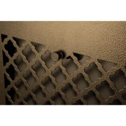 Tuscan 15 In. X 12 In. Steel Gravity Baseboard Floor Register, Oil Rubbed Bronze/Powder Coat With Air Control Damper -Fire Place Store browns tans steelcrest registers grilles btu15gbbsorb 4f 1000