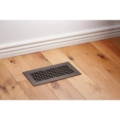 Herringbone 10 In. X 4 In. Oil Rubbed Bronze/Powder Coat, Floor Wall Or Ceiling Supply Vent, Without Mounting Holes -Fire Place Store browns tans steelcrest registers grilles the10x4sorbn c3 1000