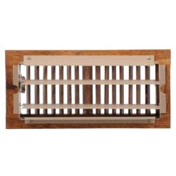 4 In. X 10 In. Oak Floor Diffuser -Fire Place Store browns tans t a industries registers grilles h168odf04x10 a0 1000