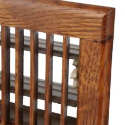 4 In. X 10 In. Oak Floor Diffuser -Fire Place Store browns tans t a industries registers grilles h168odf04x10 e1 1000