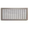 10 In. X 24 In. Heavy Duty Steel Floor Return Air Grille In Brown