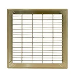 10 In. Wide X 10 In High Rectangular Floor Return Air Grille Of Steel For Duct Opening 10 In. W X 10 In H -Fire Place Store browns tans venti air registers grilles hfr1010 1f 1000